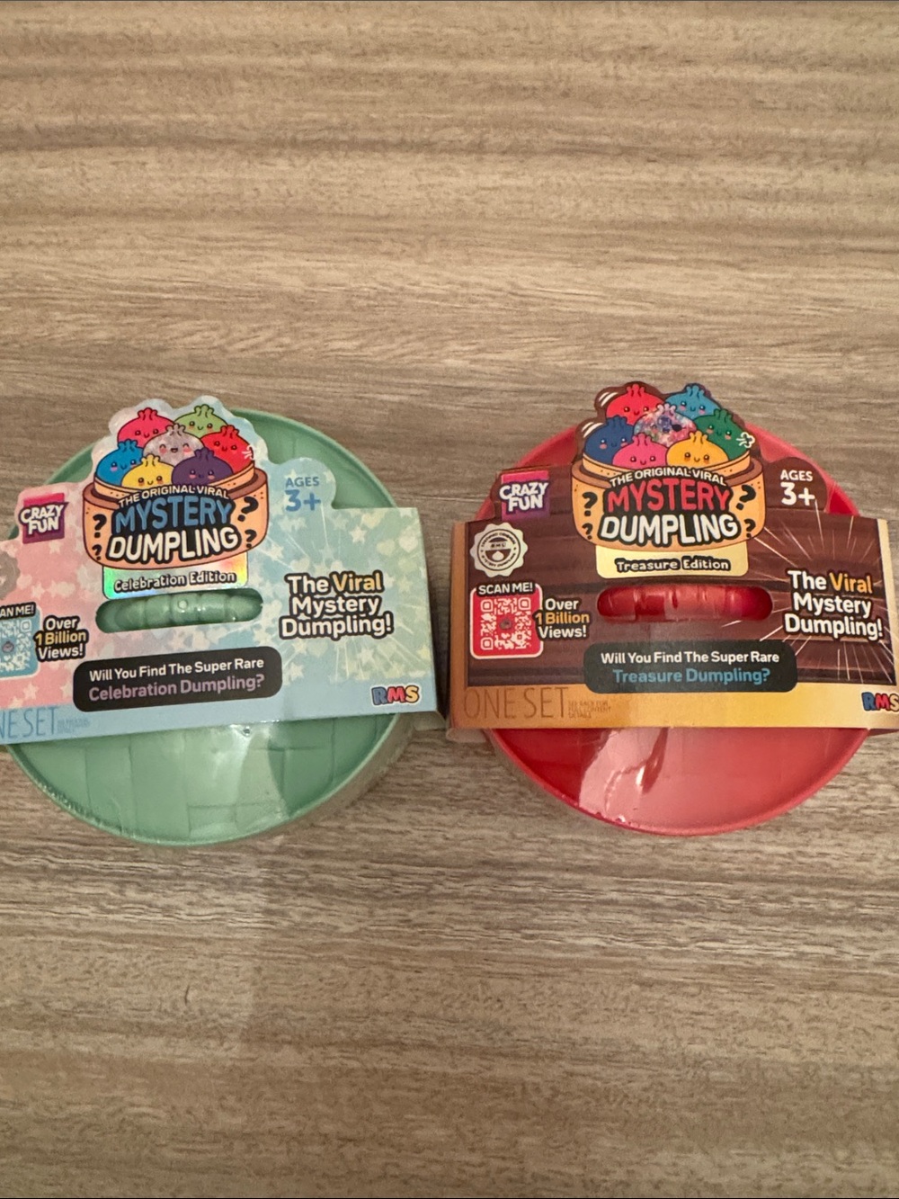 Mystery Dumpling Celebration and Treasure Editions. Set of 2. NEW